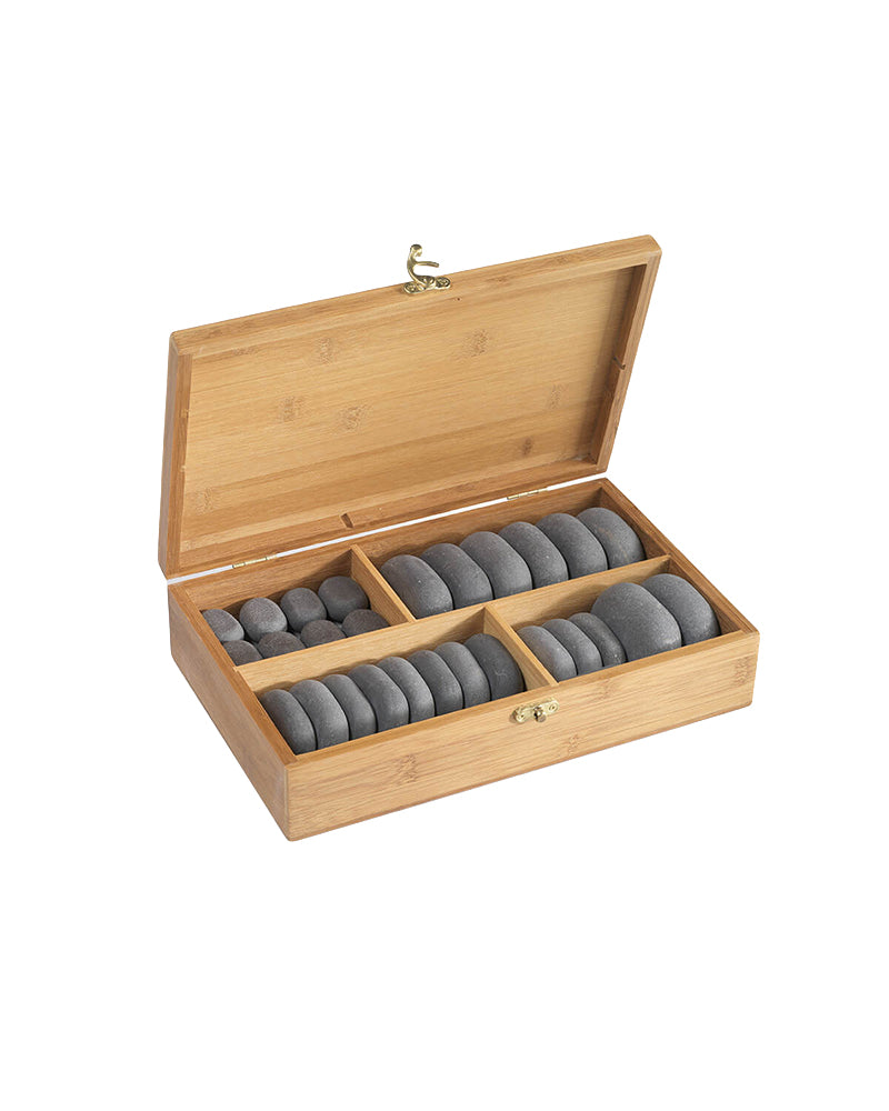 Hot stones - Stensæt til kropsterapi