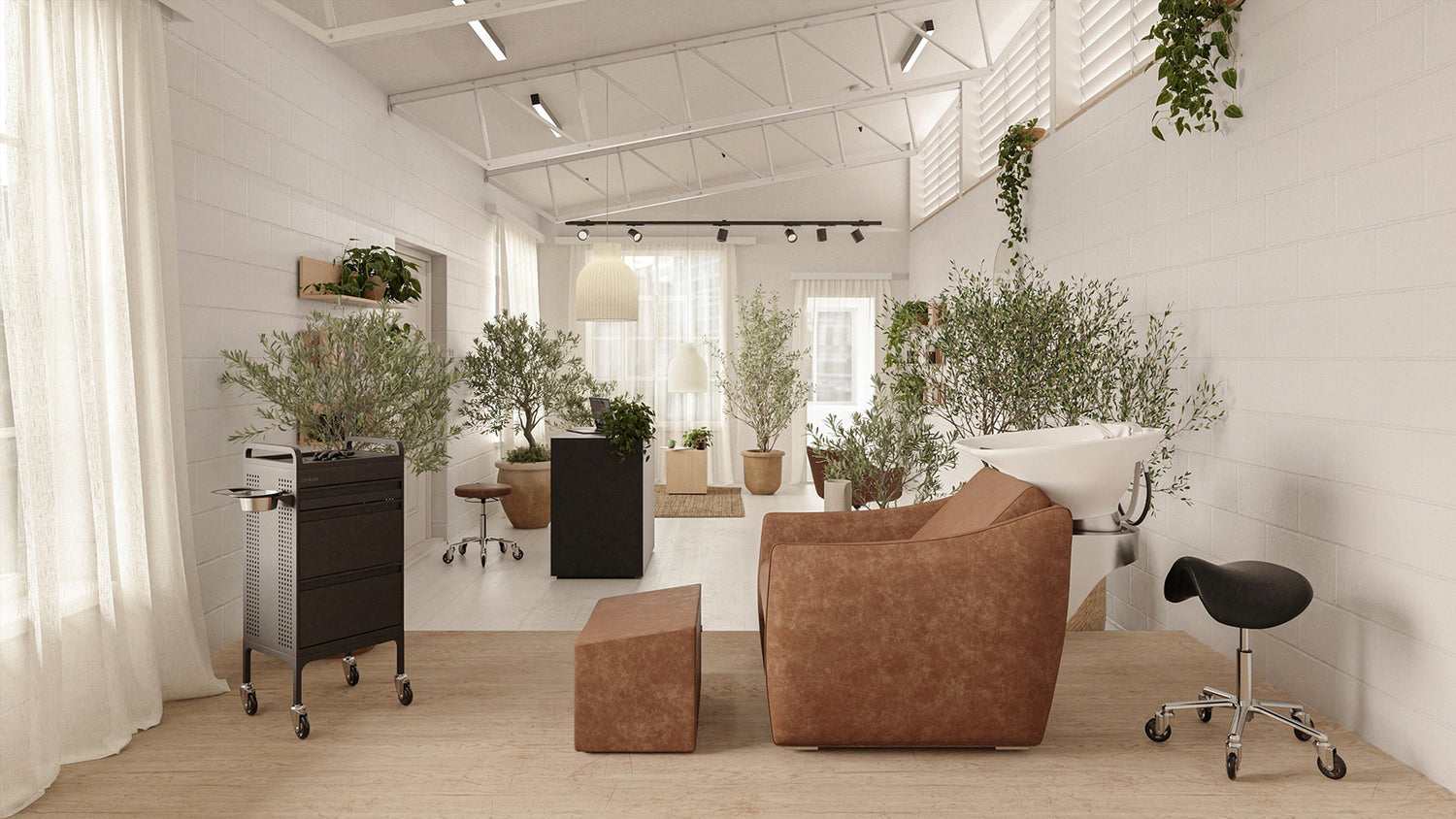 Sådan vælger du inventar til din salon