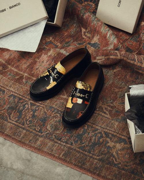 Winston Studio laver sin egen loafer sammen med Bianco