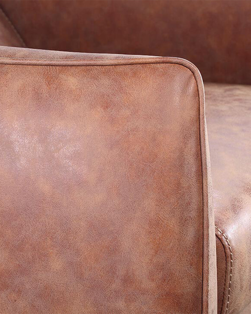 Hazel Tan - Brun vaskestol - Hvid kumme