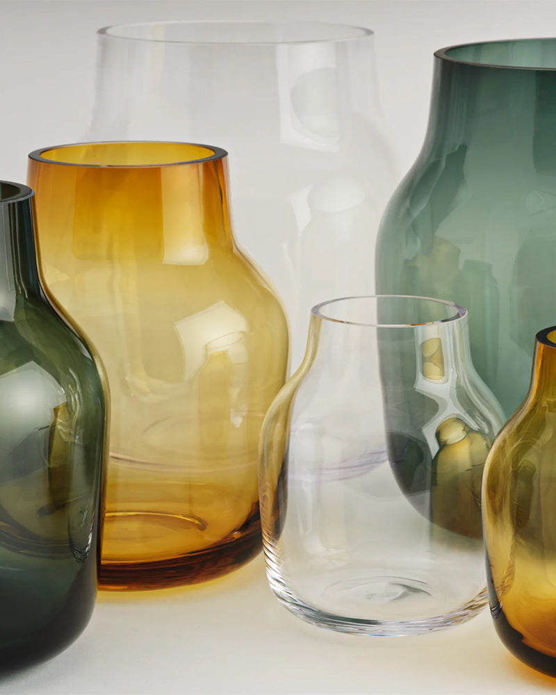 Silent - Blomstervase - Orange - Lille