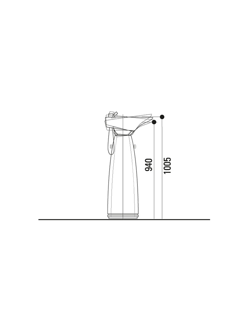 Contura Form PLUS - Sort søjlevask