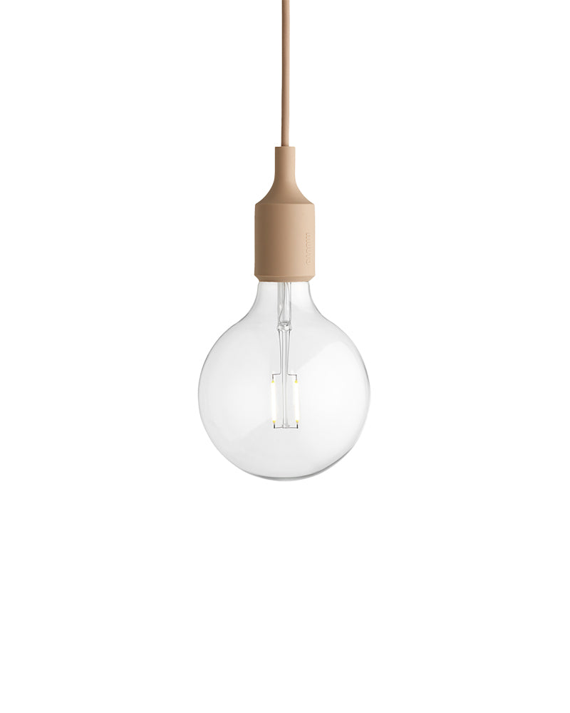 E27 LED - Beige loftslampe