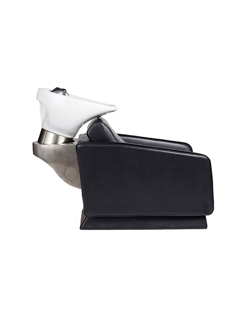 Zippy - Sort vaskestol - Hvid kumme