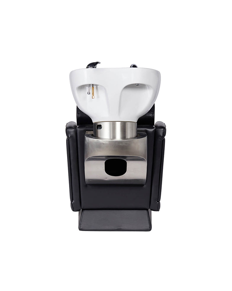 Zippy - Sort vaskestol - Hvid kumme