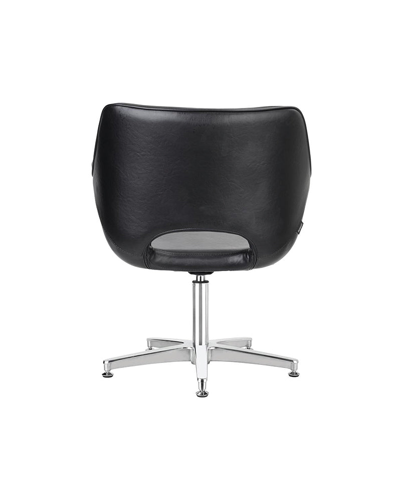 Chloe Black - Sort Ventestol - Krom krydsfod