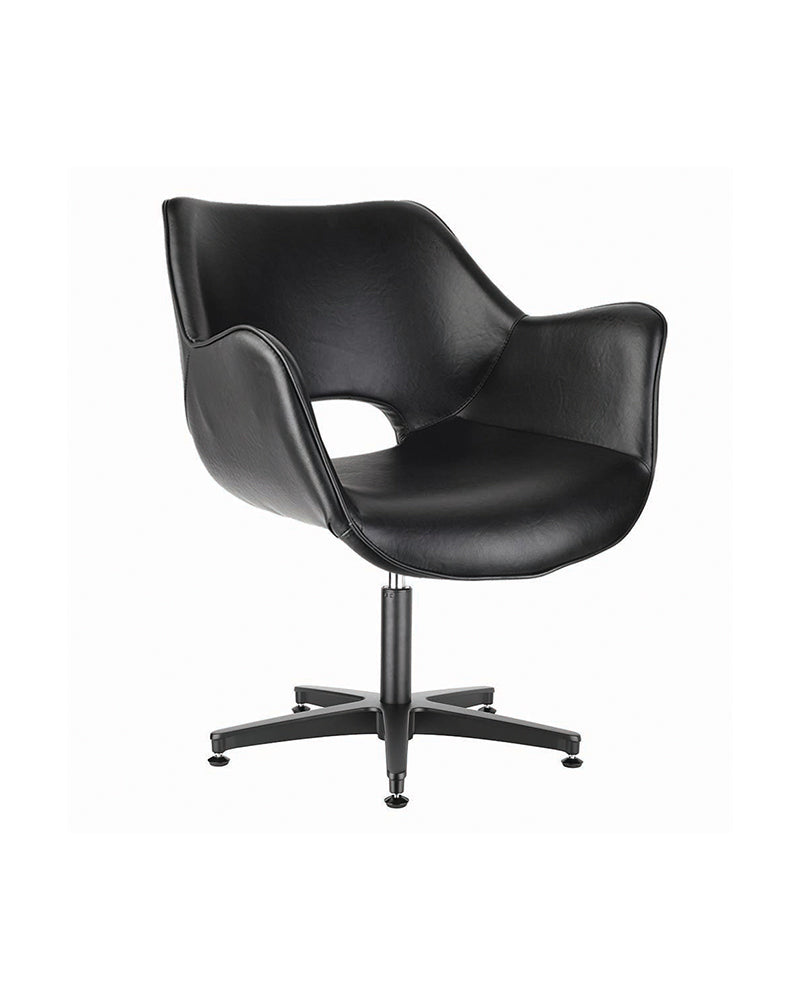 Chloe Black - Sort Ventestol - Sort krydsfod