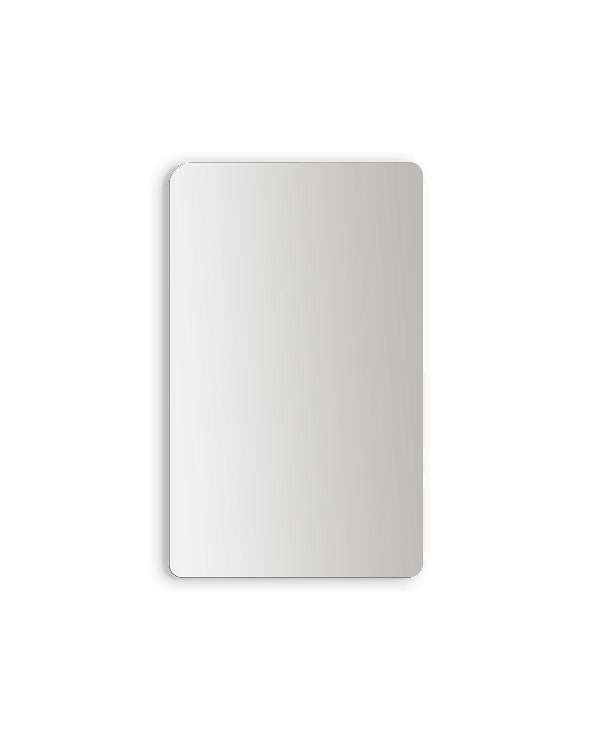 Frameless Rounded - Afrundet frisørspejl - 70x115cm