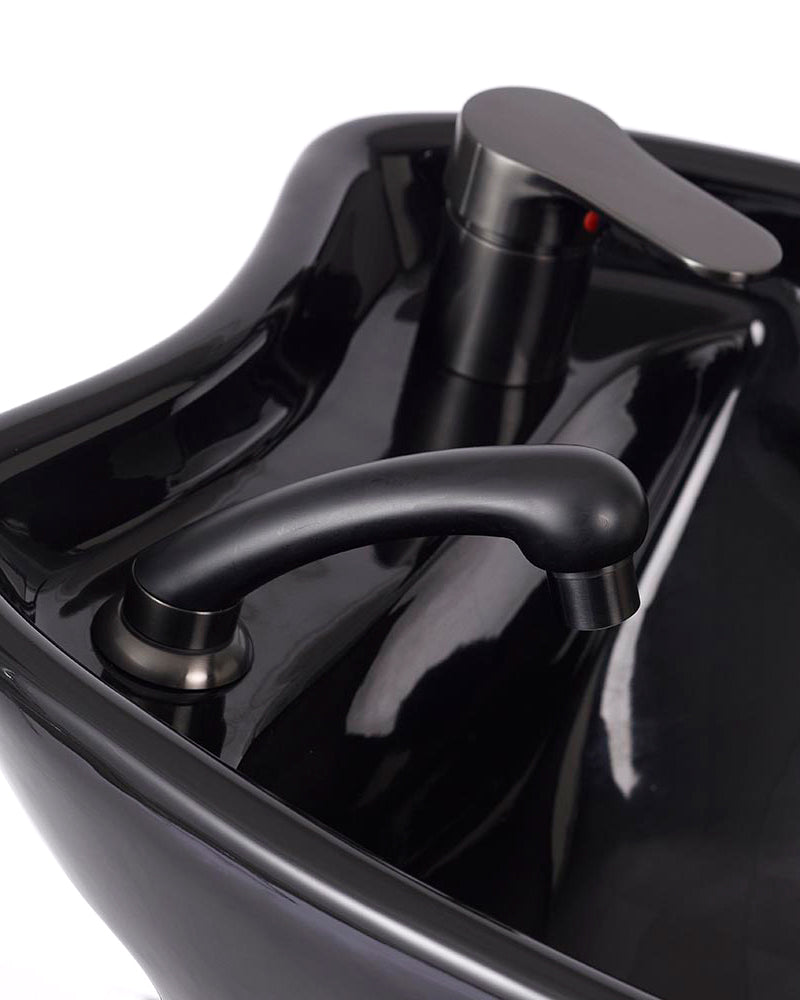 Lambert - Sort vaskestol - Sort kumme