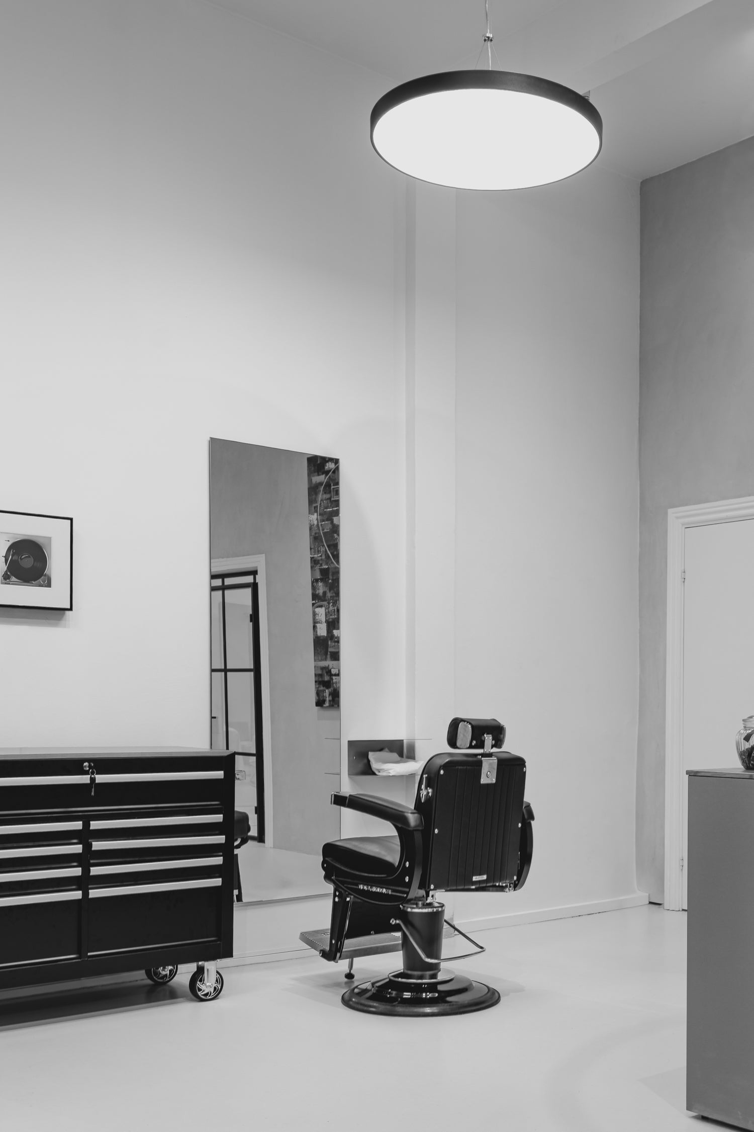 Frameless - Firkantet frisørspejl - 80x190cm