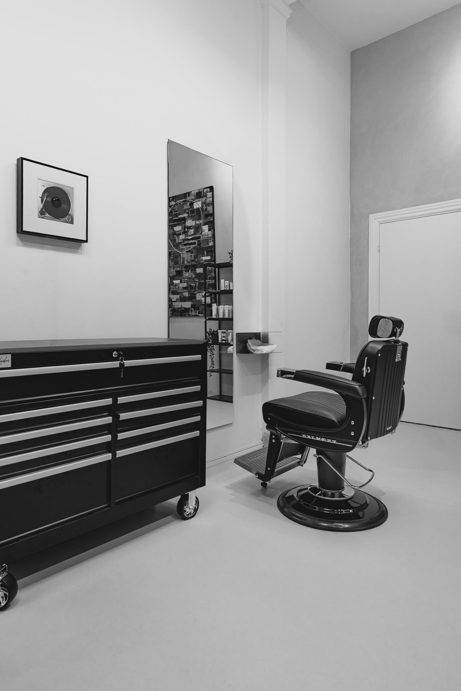 Stack Steel - Dobbelt betjeningshylde i rustfri børstet stål