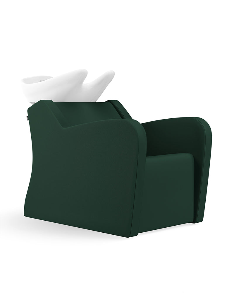 Fredda II - Grøn massagevask med hvid kumme