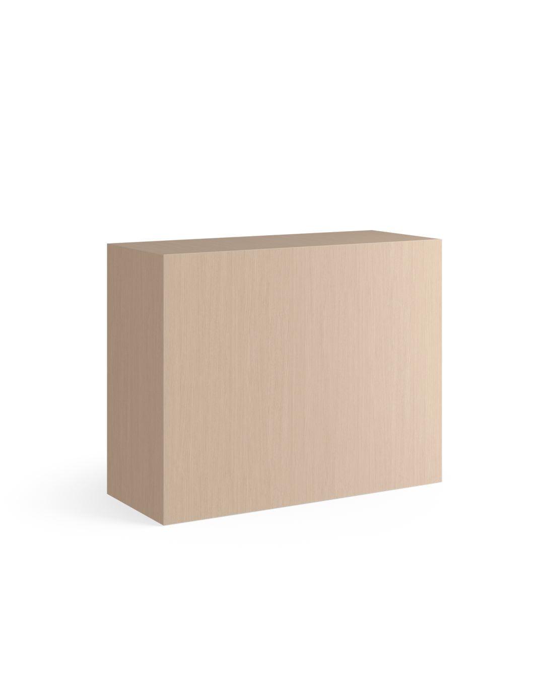 Welcome - Receptionsdisk i egetræsmønster - 110cm