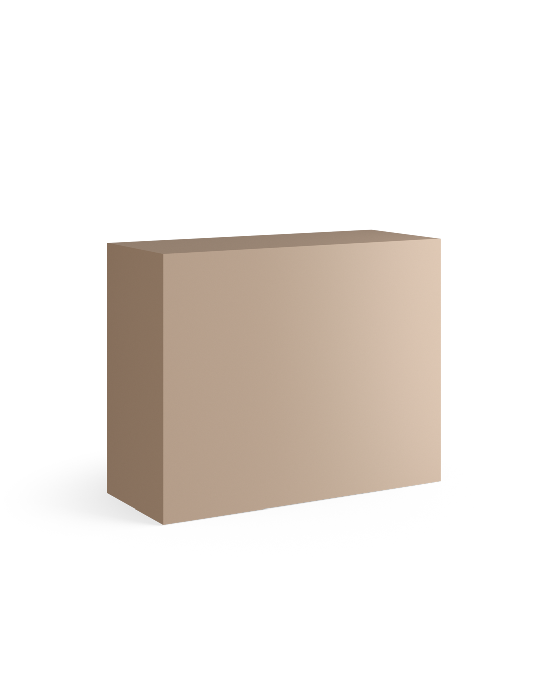 Welcome - Beige receptionsdisk - 110cm