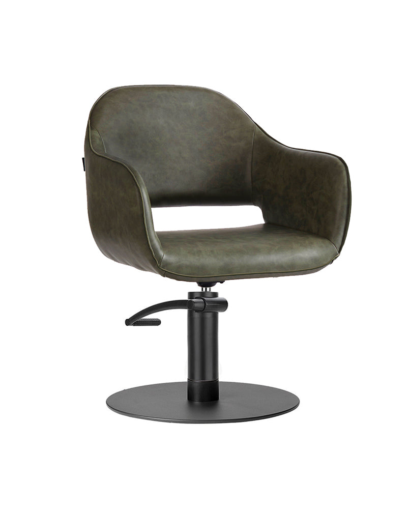 Meadow Sage - Grøn kundestol - Matsort pladefod