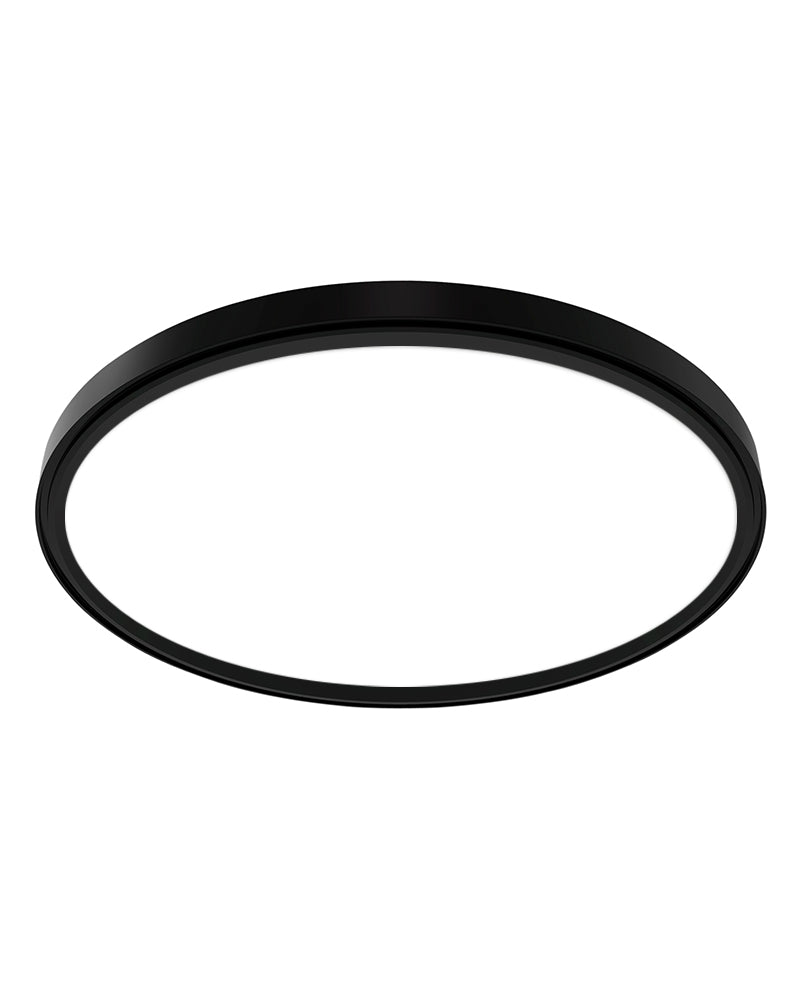 Sun LED - Sort rundt frisørlys - ø80cm