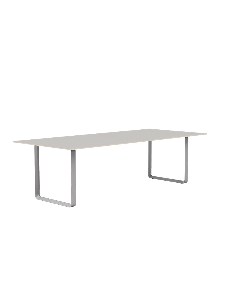 70/70 Stor - Grå linoleom - Gråt stel