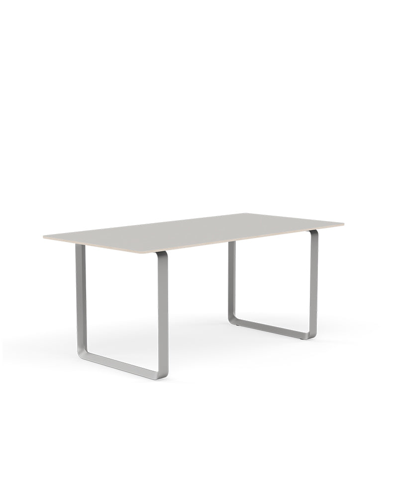 70/70 Lille  - Grå linoleom - Gråt stel