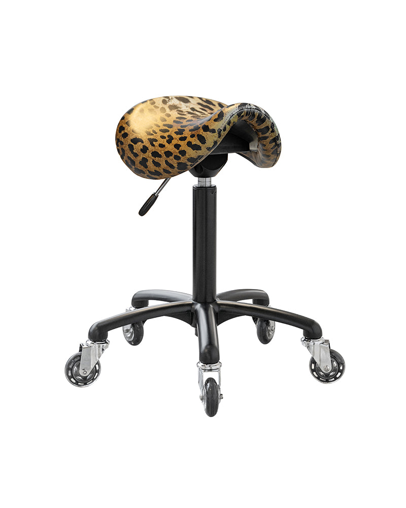 Stella Leopard roller sadelstol
