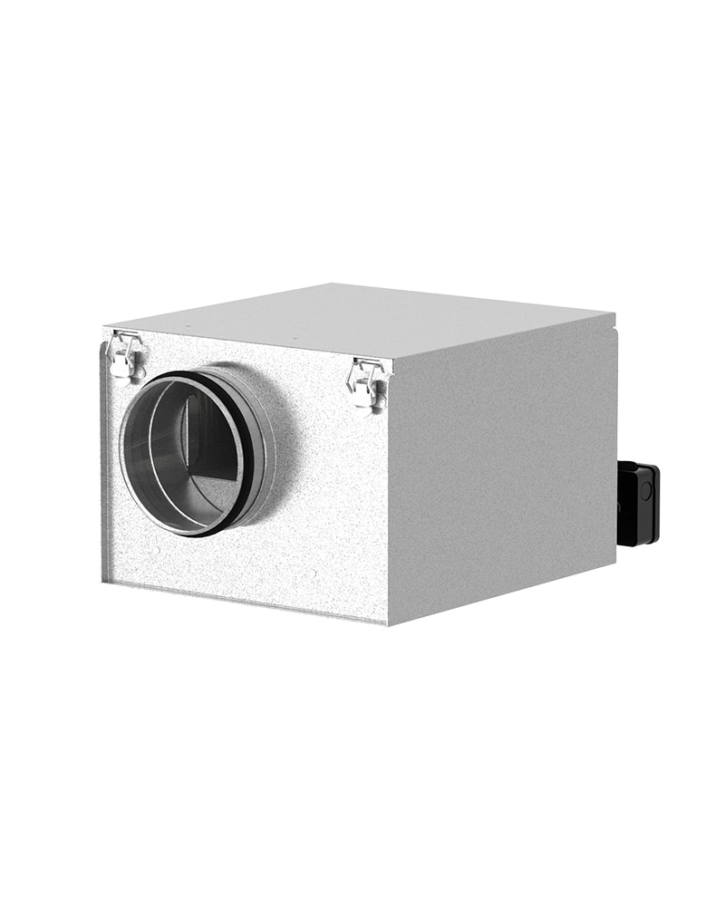 Udsugningsmotor med dæmper