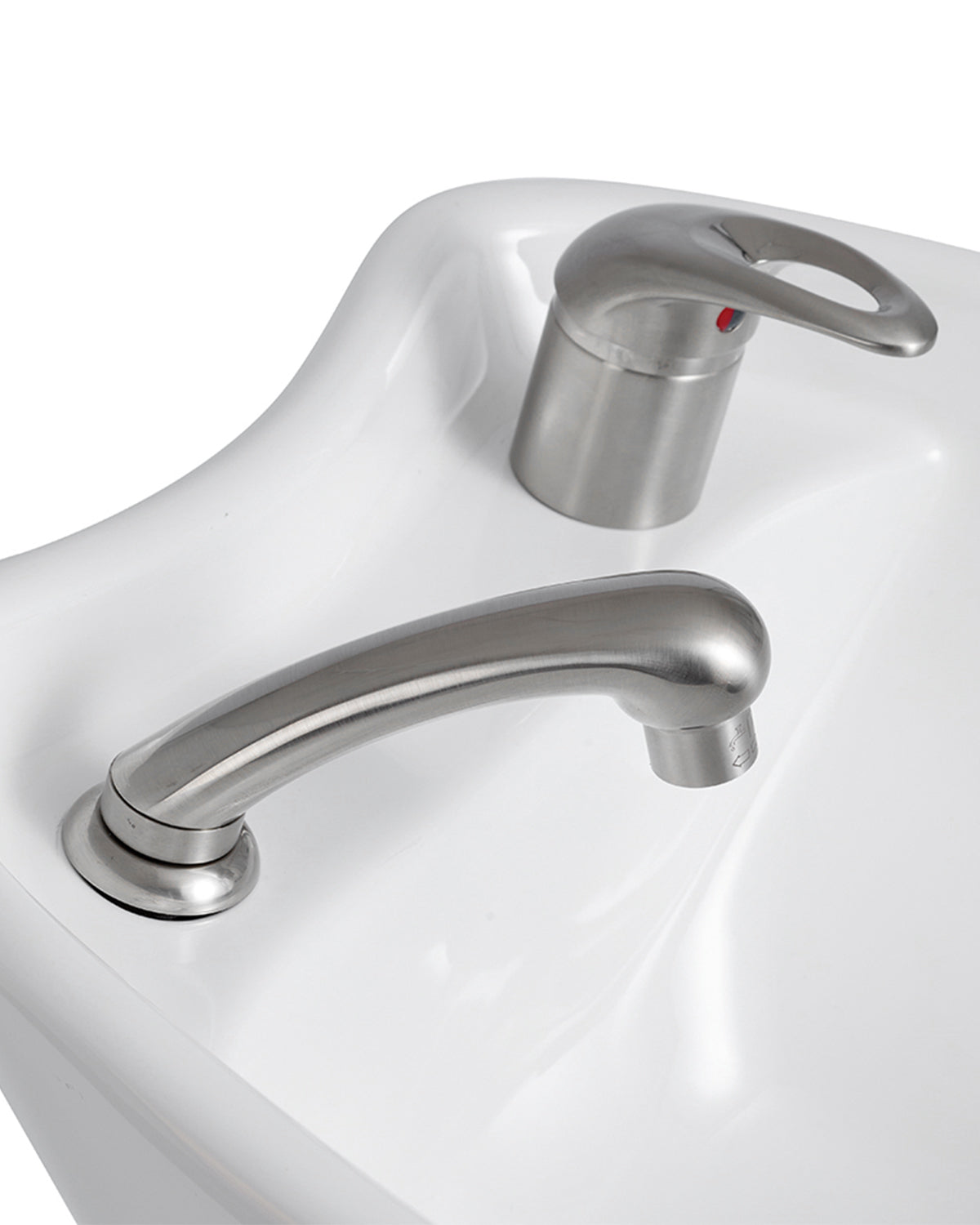 Vespa Merlot - Brun vaskestol med hvid kumme