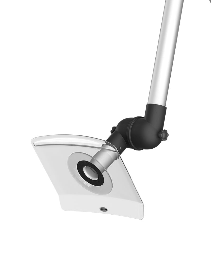 Sort udsugningsarm - Punktudsugning til væg