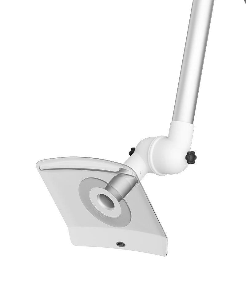 Hvid udsugningsarm - Punktudsugning til væg