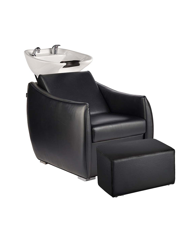 Ottoman Black - Benstøtte til vaskestol