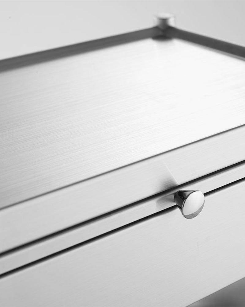 D-Galley - Aluminimum rullebord - Med skuffe