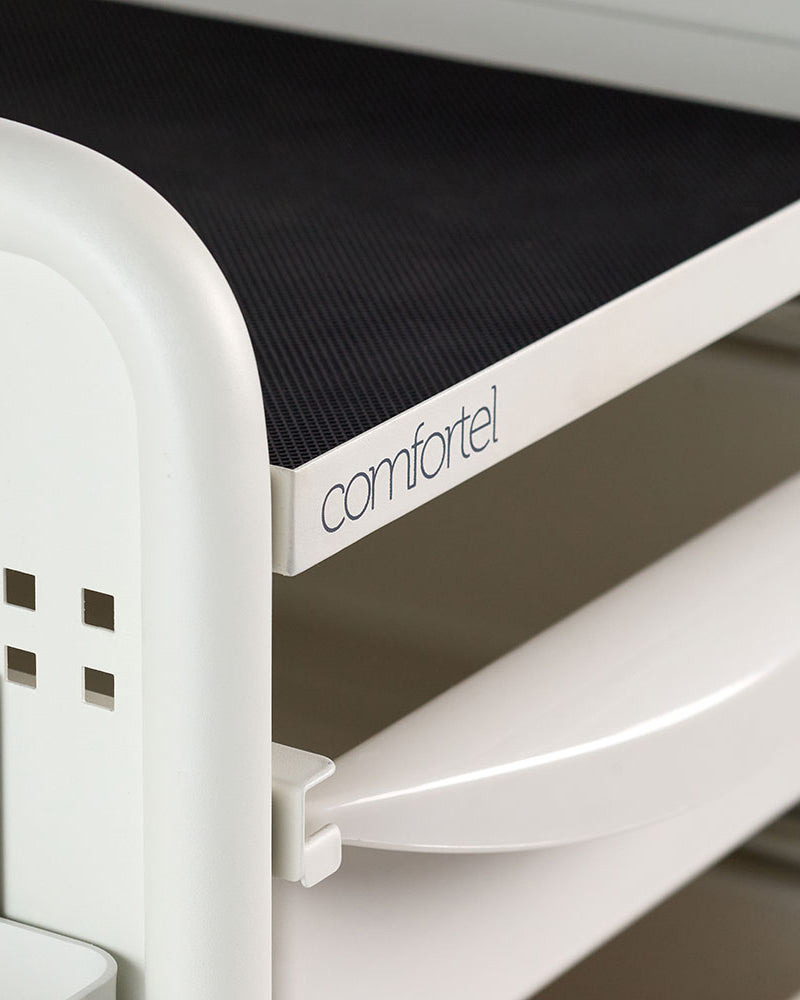 Workshop Deluxe 5 - Hvidt rullebord - 5 rummelige skuffer